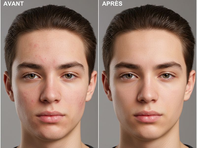 Retouche portrait avant/après