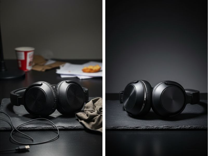 Retouche produit technologique